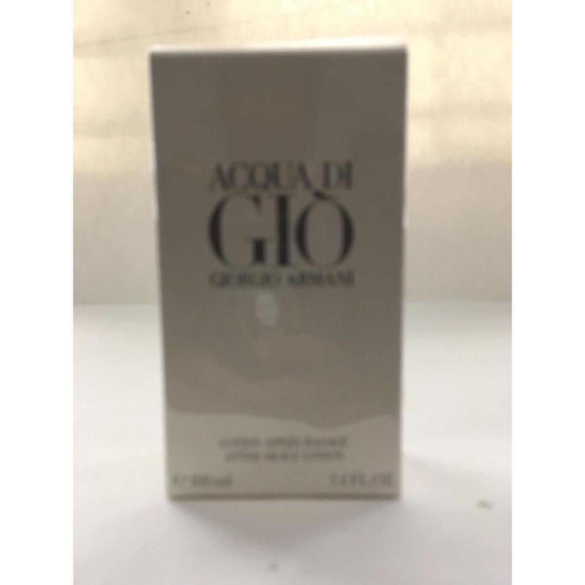 Giorgio Armani Acqua Di Gio 3.3oz After Shave Lotion Men