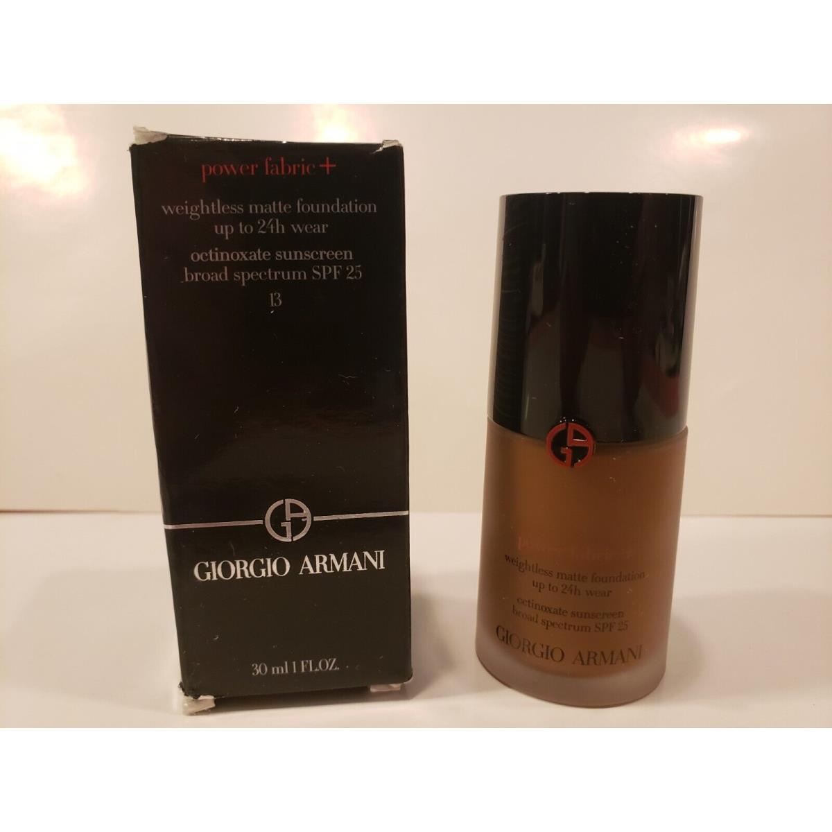 Giorgio Armani Power Fabric+weightless Matte Foundation SPF25 13 1oz