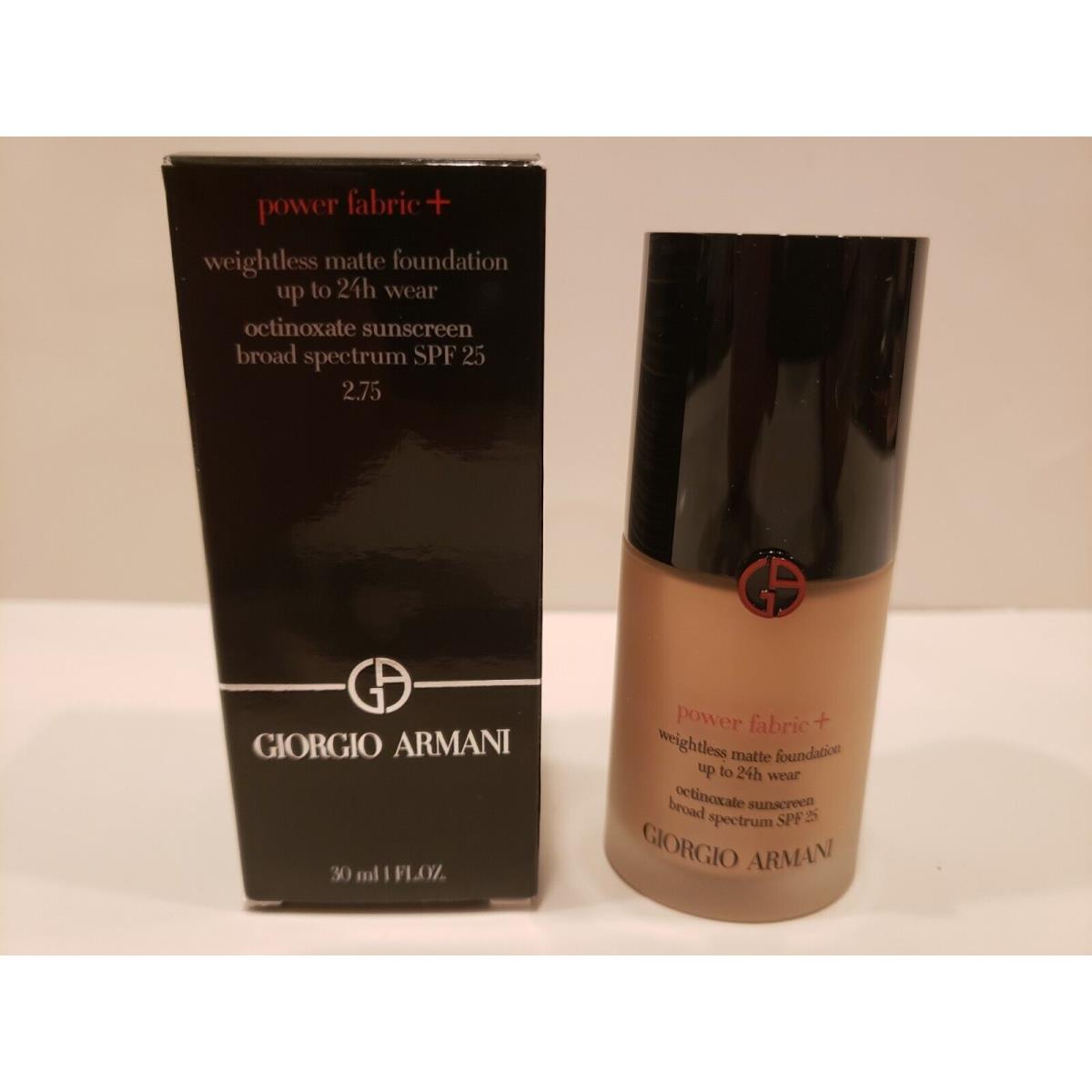 Giorgio Armani Power Fabric+weightless Matte Foundation SPF25 2.75 1oz