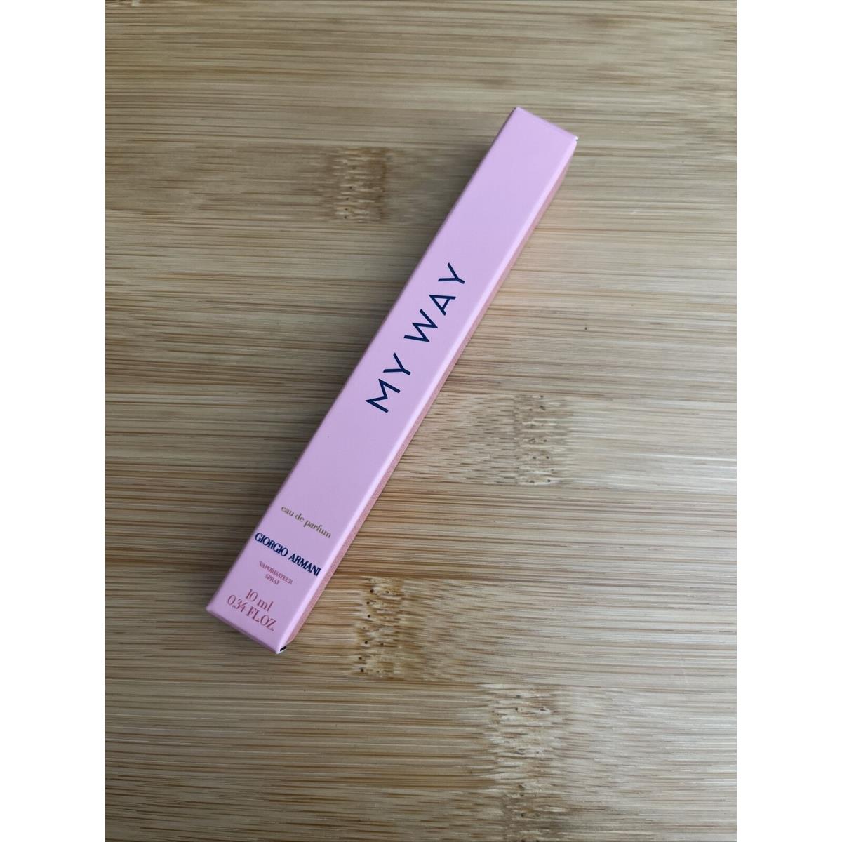 Giorgio Armani MY Way Vaporisateur Spray 10ml/0.34oz. Made IN France Brand-new