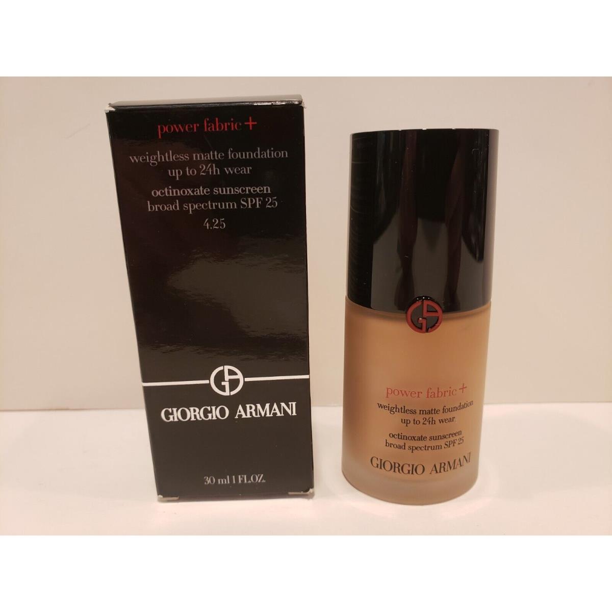 Giorgio Armani Power Fabric+weightless Matte Foundation SPF25 4.25 1oz