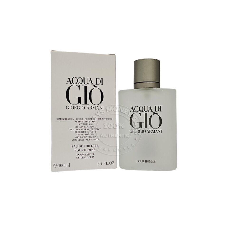 Giorgio Armani Acqua Di Gio Pour Homme 3.4 oz / 100 ml Edt Men Spray Refer Pict