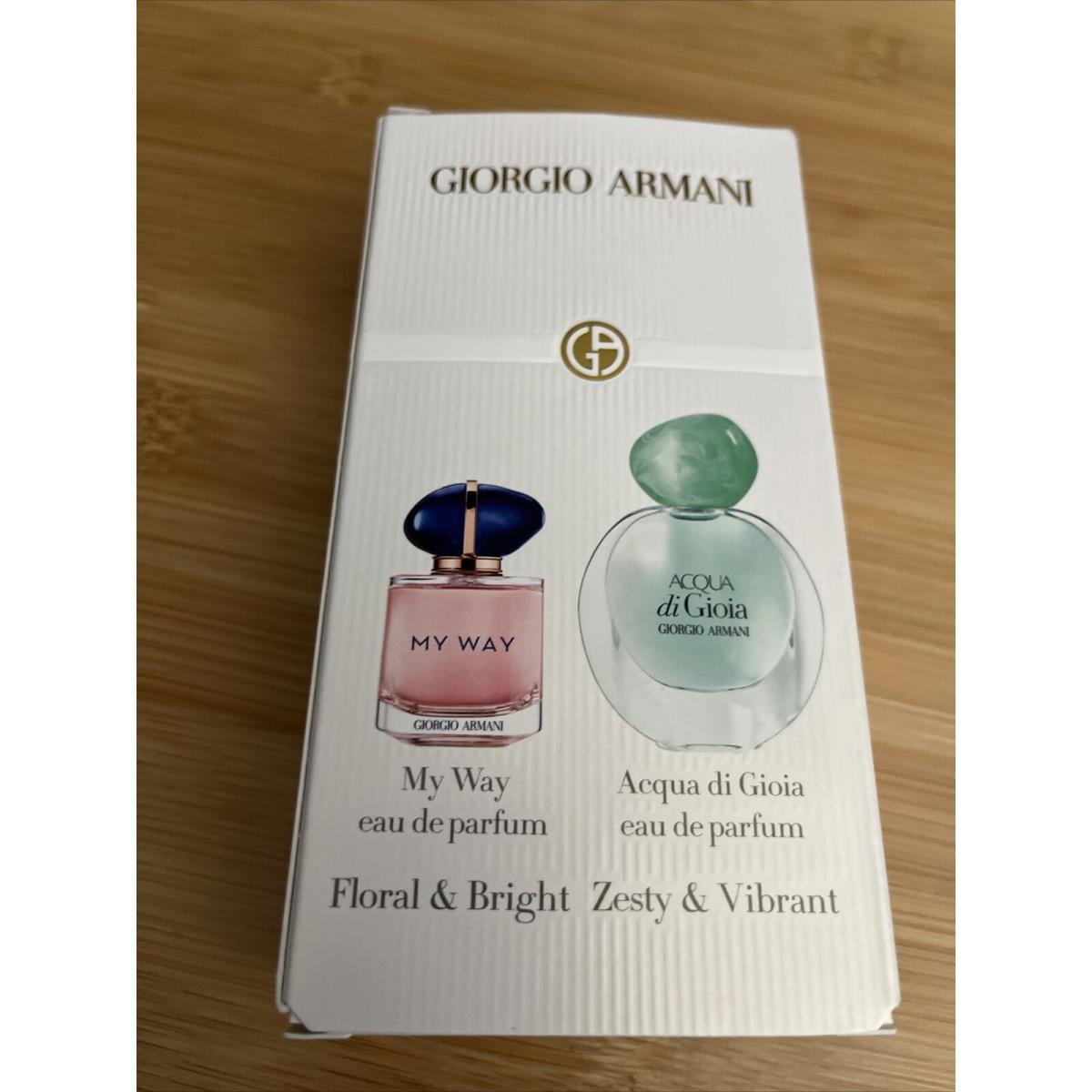 Georgio Armani Floral Bright Zesty Vibrant Eau DE Parfum 0.23 0.17 OZ