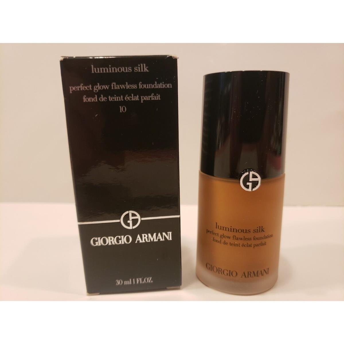 Giorgio Armani Luminous Silk Perfect Glow Flawless Foundation 10 1 Fl Oz