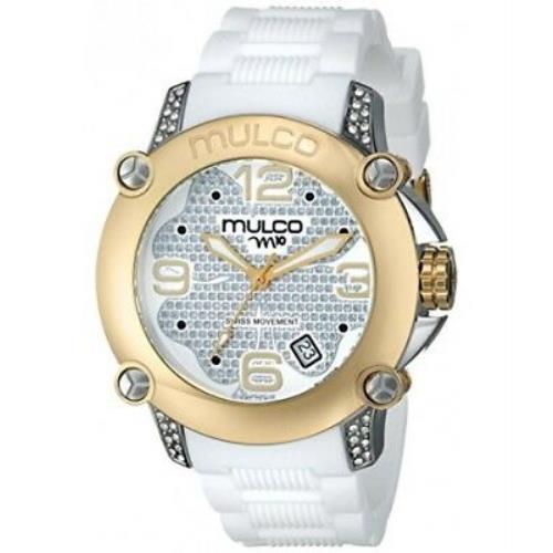Mulco Women`s MW2-28086-111 Analog Display Swiss Quartz White Watch