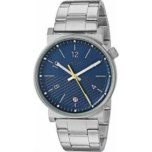 Fossil Men`s Barstow Three-hand Stainless Steel Watch FS5509