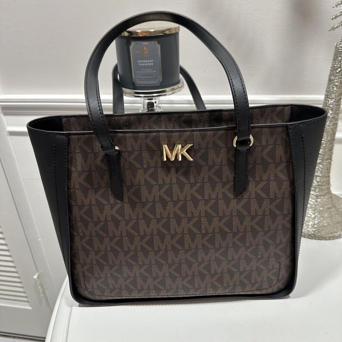 Michael Kors Women`s Tote Brown Black