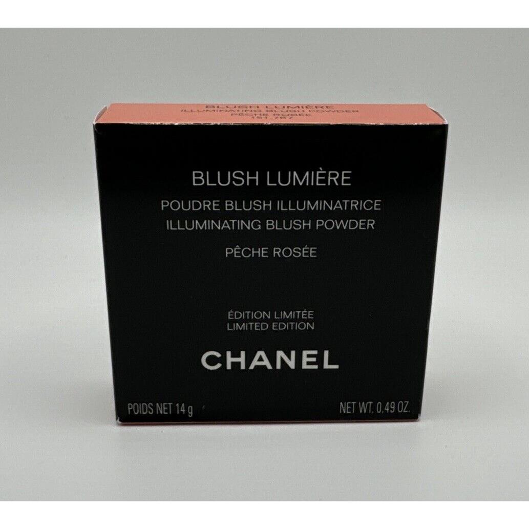 Chanel Blush Lumiere Illuminating Blush Powder Peche Rosee .49 Oz / 14g