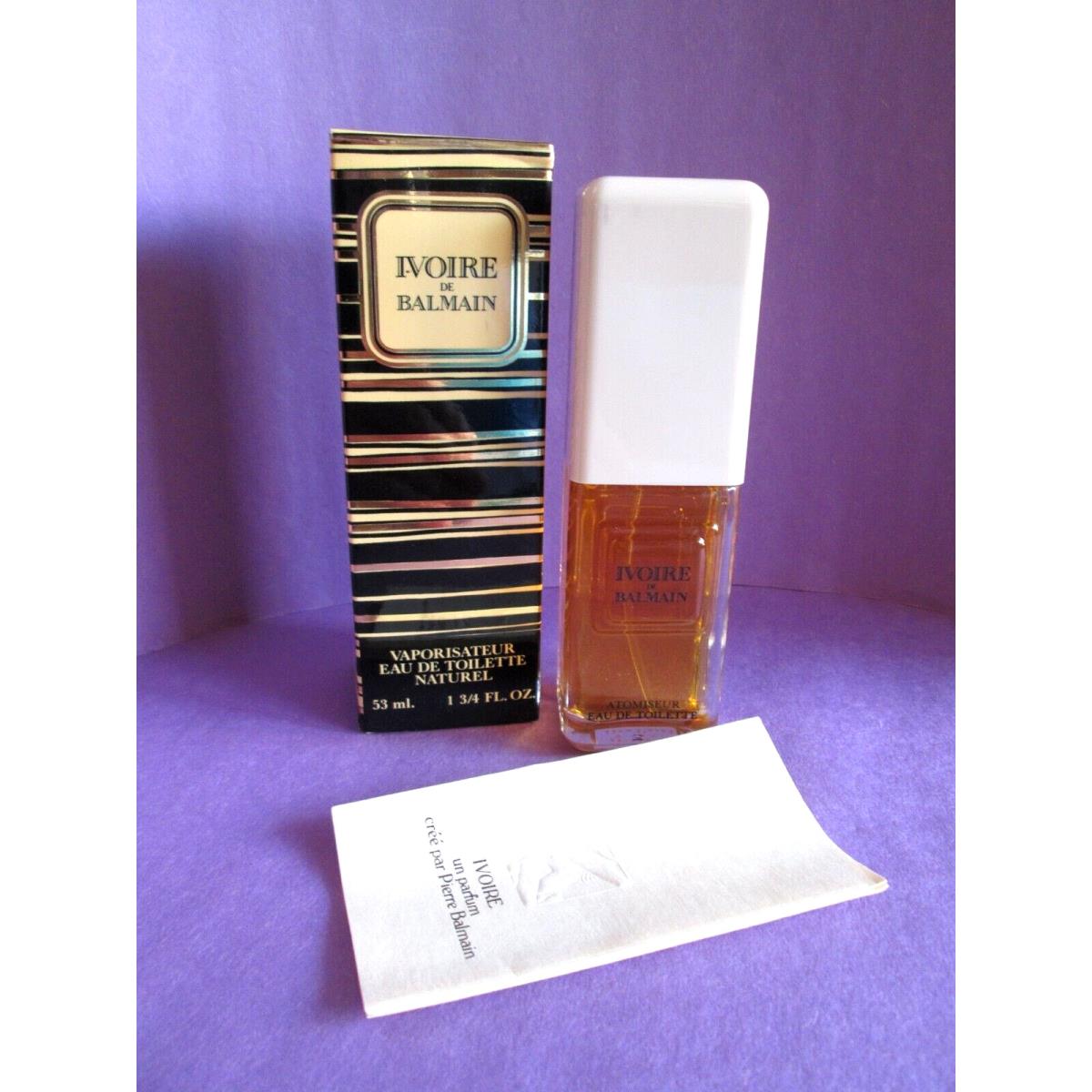 Ivoire de Balmain Eau de Toilette Spray 53 ml 1 3/4 oz Vintage