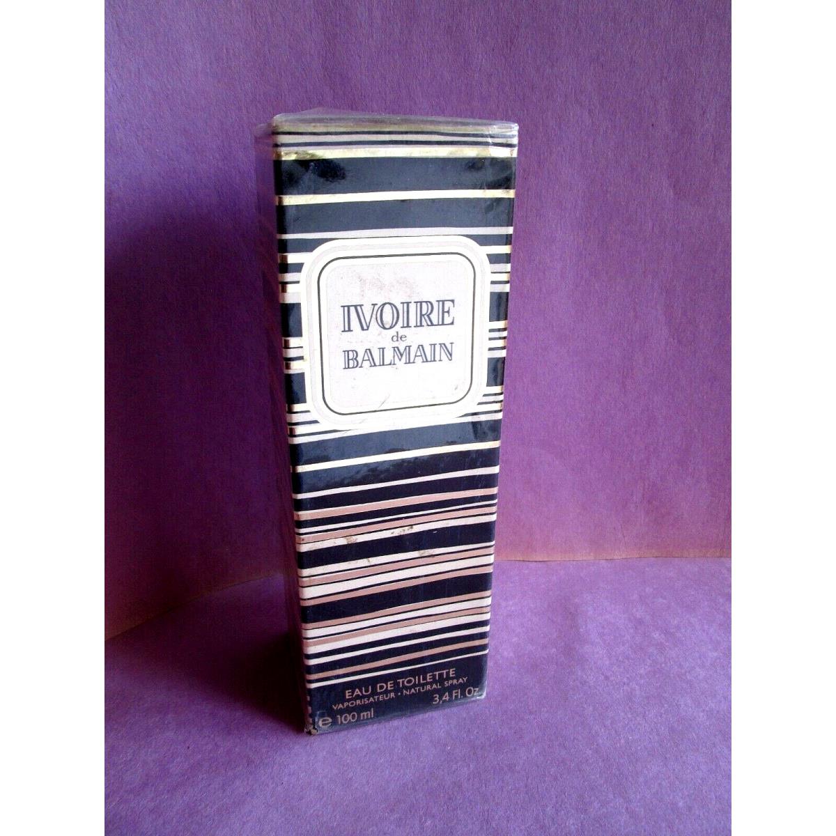 Ivoire de Balmain Eau de Toilette Spray 100 ml 3.4 oz Vintage Formula Box