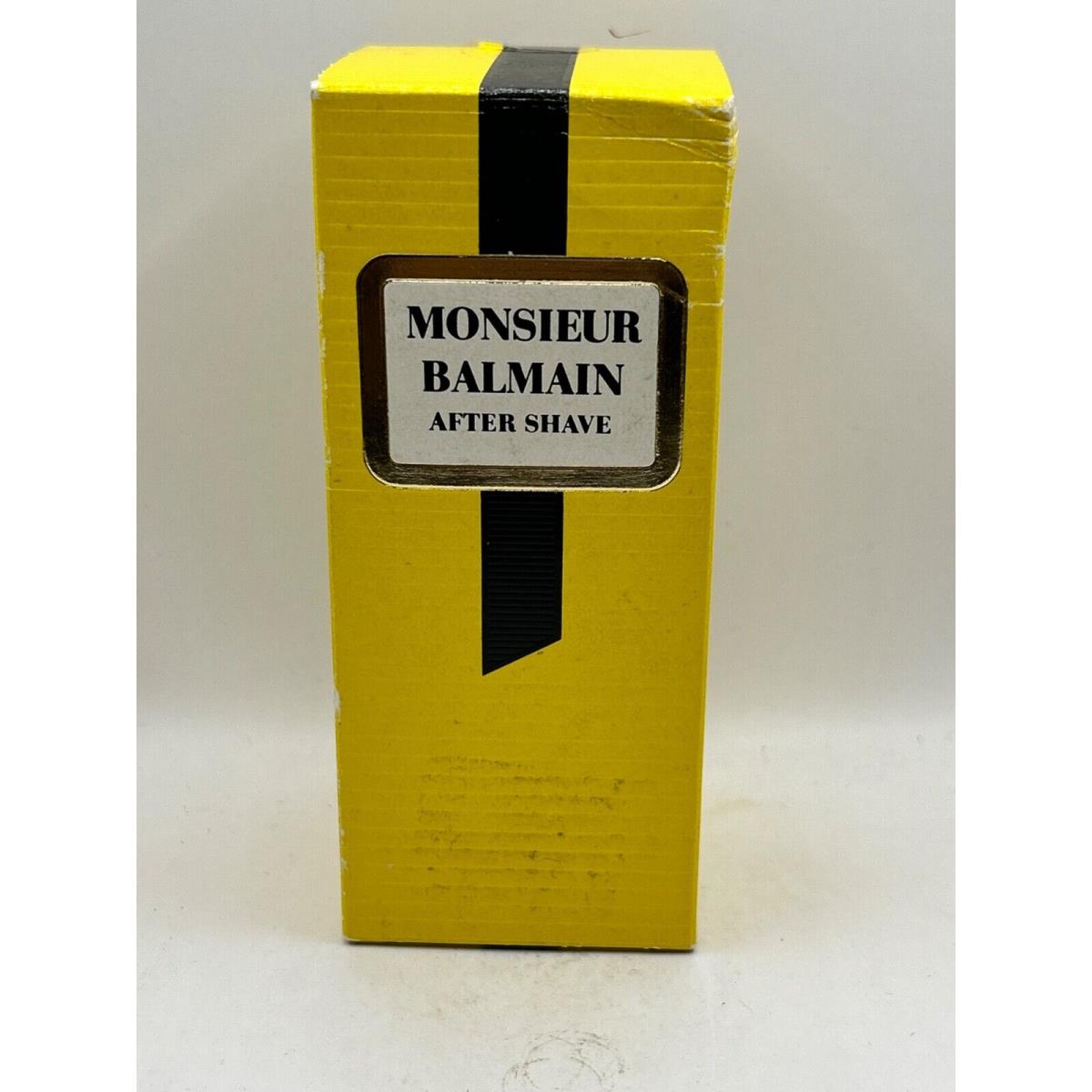 Monsieur Balmain 115ML Vintage Aftershave Splash