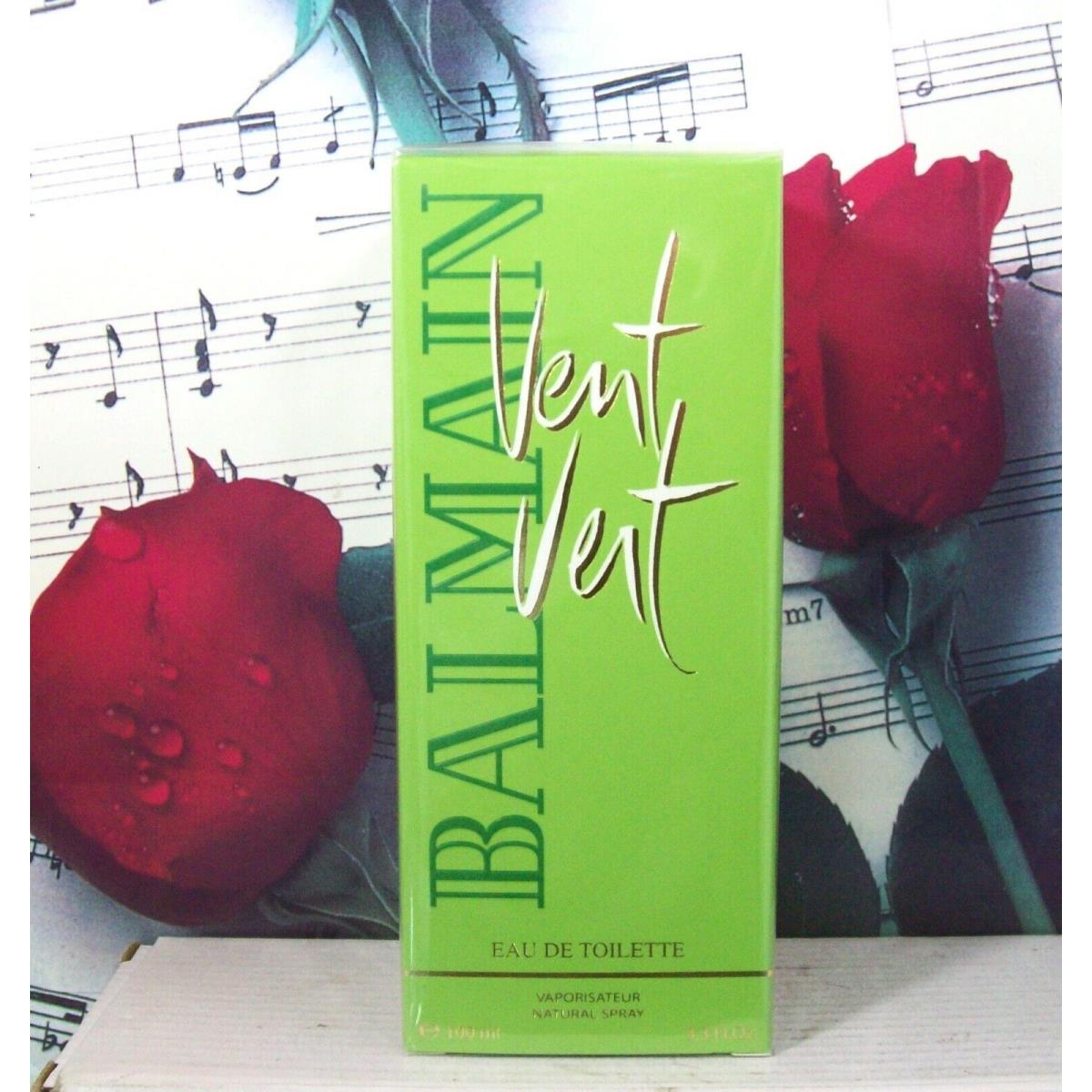 Parfum Balmain Vent Vert Edt Spray 3.3 Fl. Oz. Nwb. Vintage