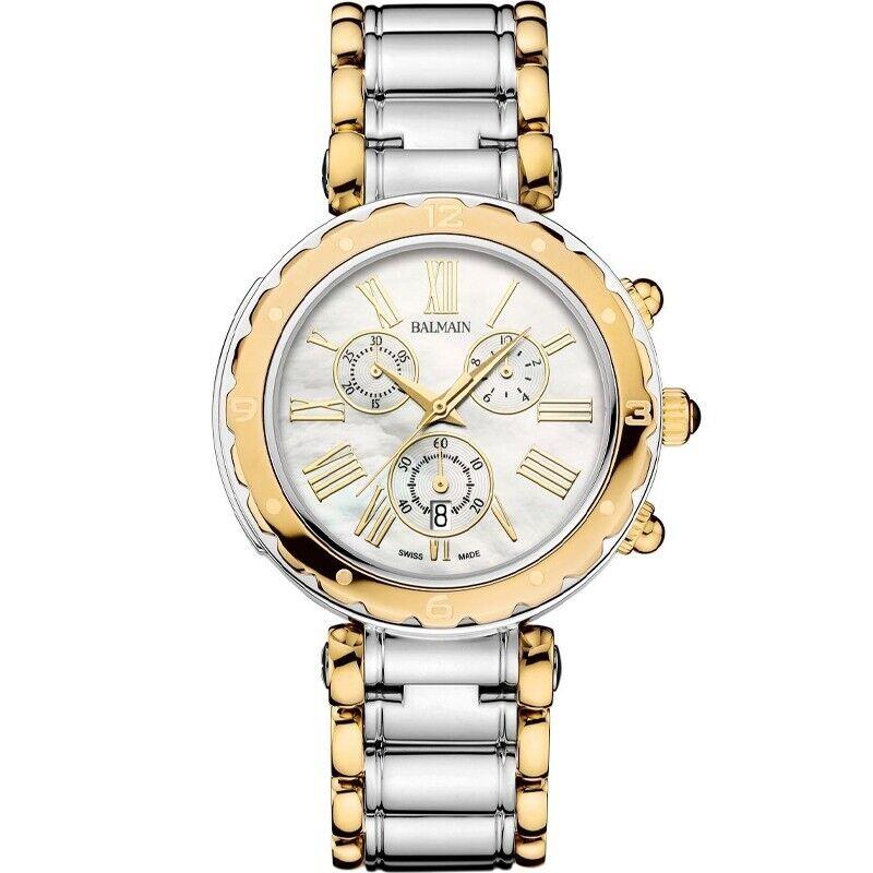 Balmain Balmainia 38mm Chronograph Quartz Two-tone Women`s Watch B56323982