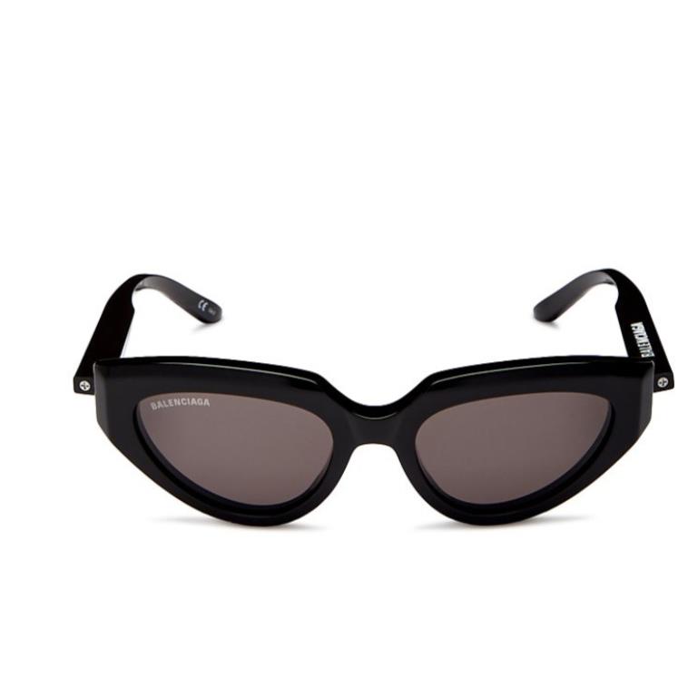 Balenciaga Cat Eye Sunglasses 52mm Black 001 BB0159S