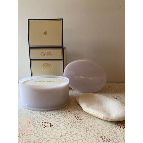 Estee Lauder White Linen Perfumed Body Powder 3.5 Oz. Retired