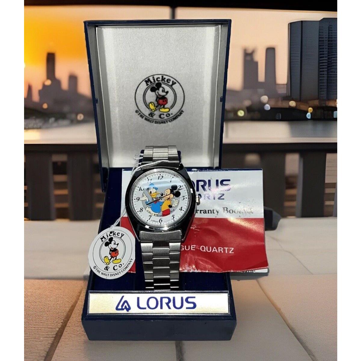 Lorus Quartz Mickey Mouse Watch Box Instructions. Battery