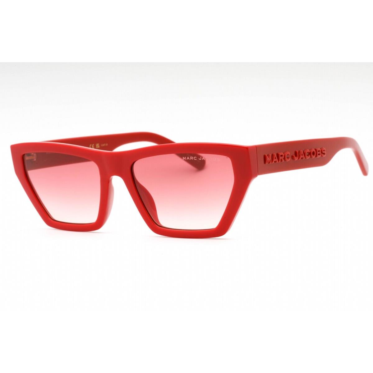 Marc Jacobs Marc 657/S C9A TX Sunglasses Red Frame Red Lenses 55mm