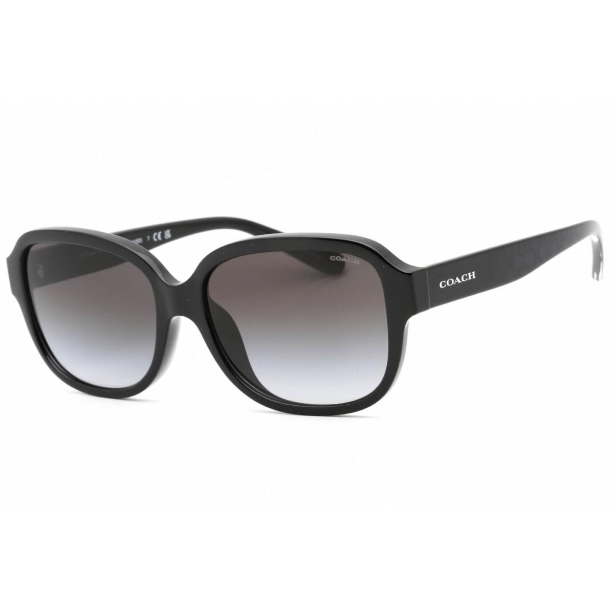 Coach Women`s Sunglasses Black Plastic Full Rim Rectangular 0HC8298U 50028G