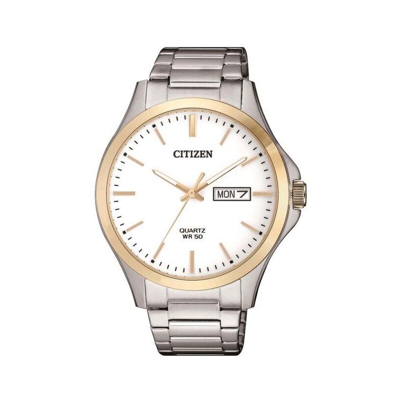 Citizen Men`s Quartz BF2006-86A Silver Stainless-steel Japanese Fashion Watch - Dial: White