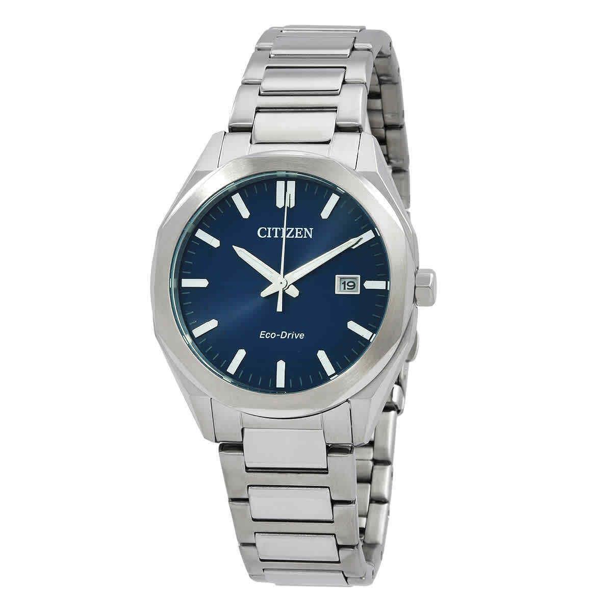 Citizen Octangle Eco-drive Blue Dial Unisex Watch BM7620-83L