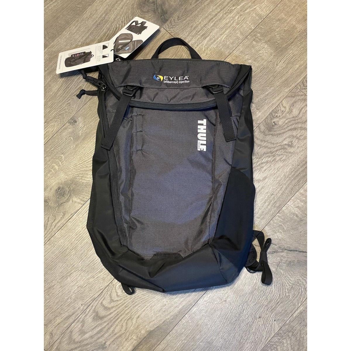 Thule Enroute 20L Black Backpack Bag Embroidered