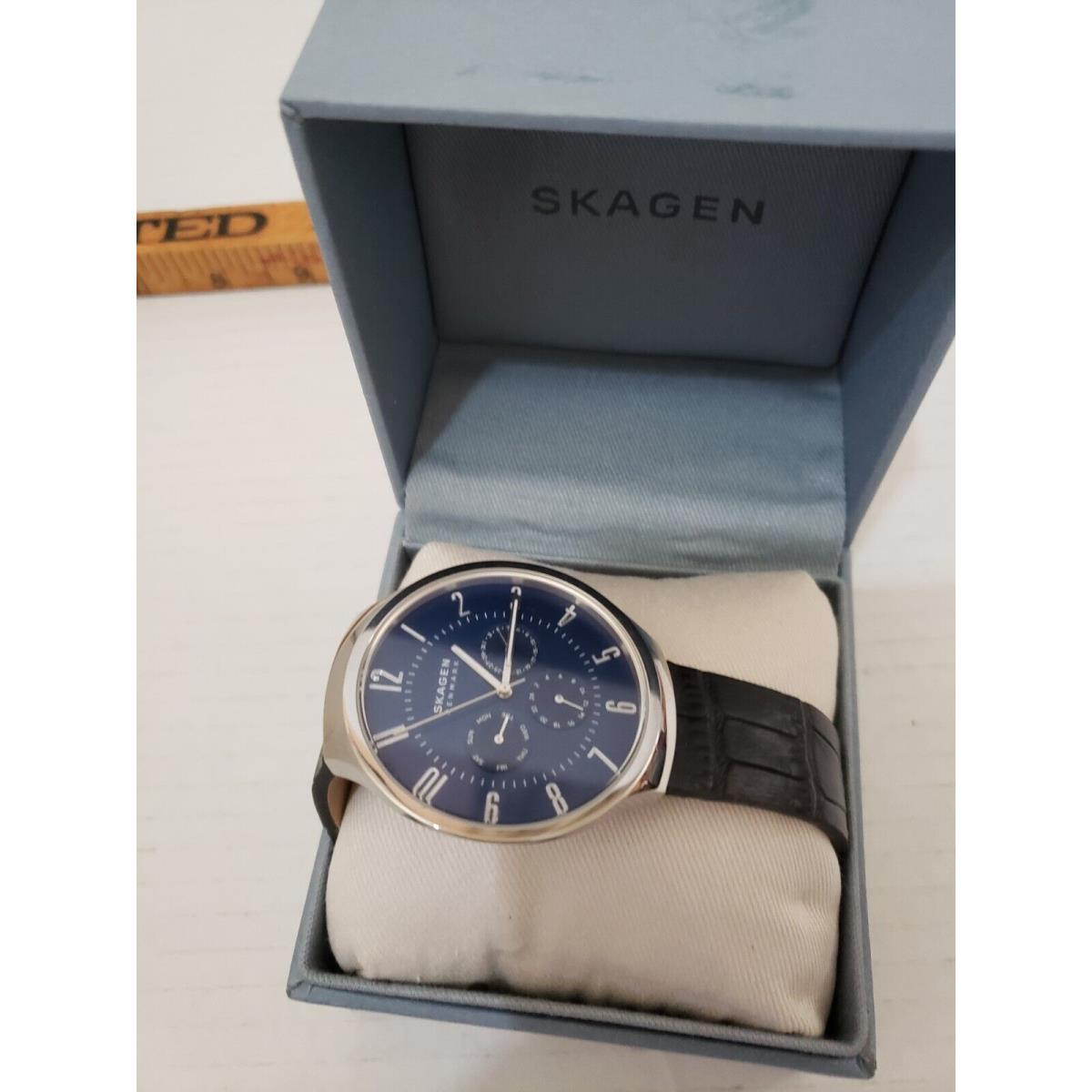 Skagen Men`s Wristwatch Grenen Leather SKW6535