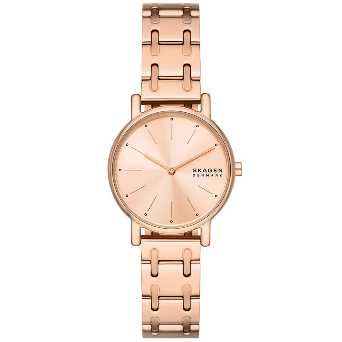 Skagen Women`s Signatur Lille Rose Gold Dial Watch - SKW3125