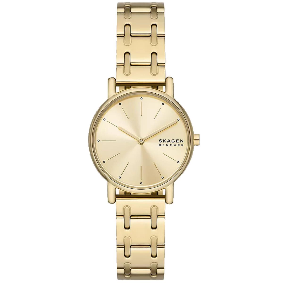 Skagen Women`s Signatur Lille Gold Dial Watch - SKW3124