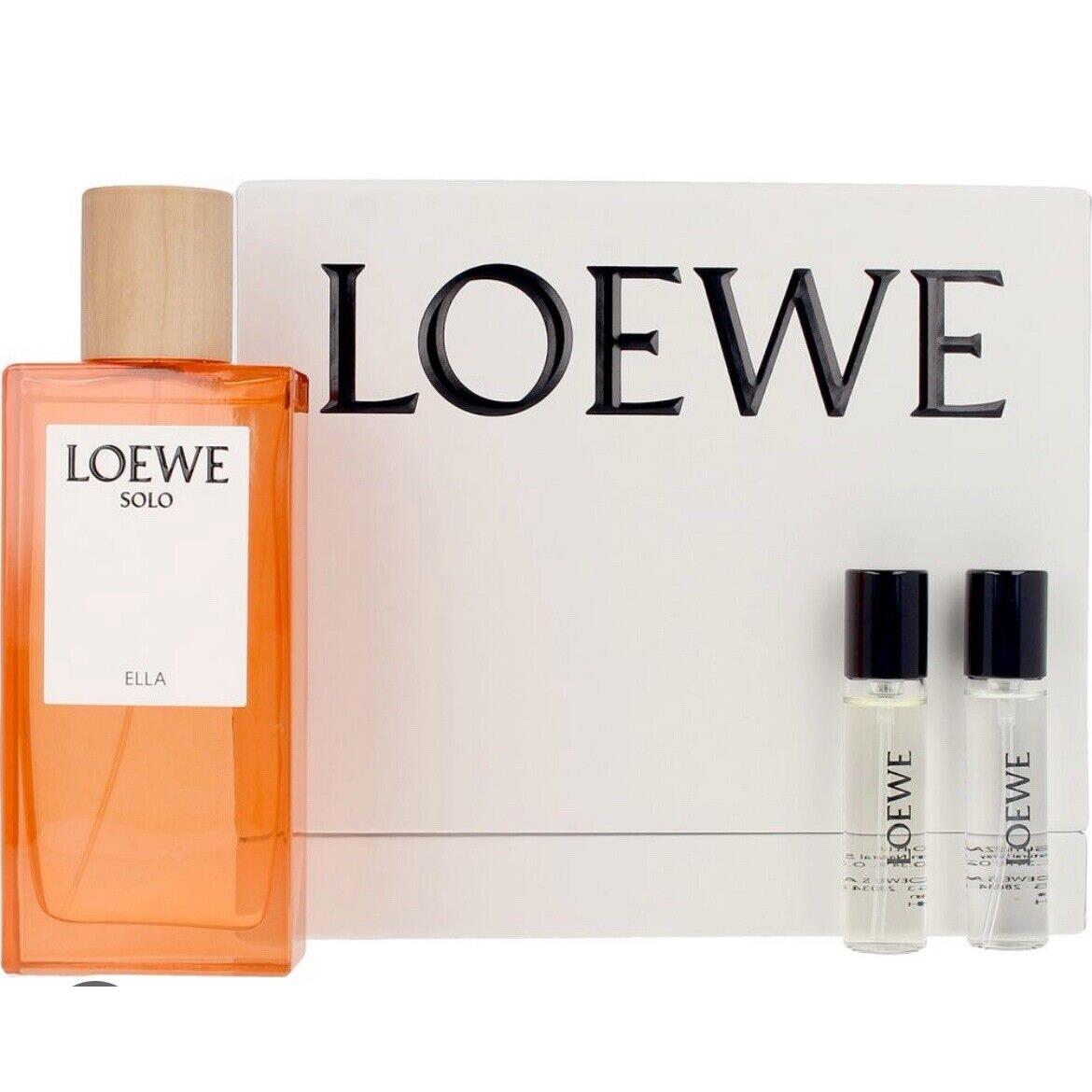 Loewe Solo Ella 3.4 Oz Eau De Parfum +10ml+10 ML Aire Sutileza/ Hard TO Find