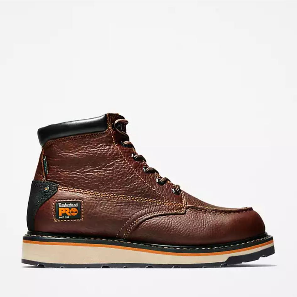 Timberland Pro Men`s Gridworks 6 Moc Soft Toe Industrial Boot Brown Sizes