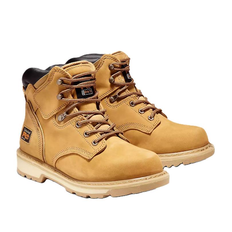 Timberland Pro Men`s Pit Boss Soft Toe 6 Work Boots Wheat 33030 h