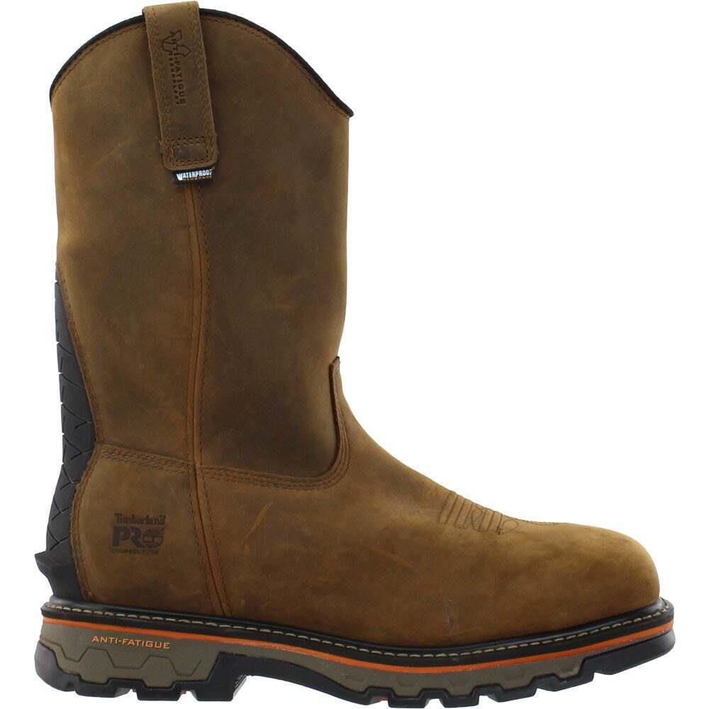 Timberland Pro Men`s Pull-on Industrial Work Boots Brown Earth Bandit Sizes