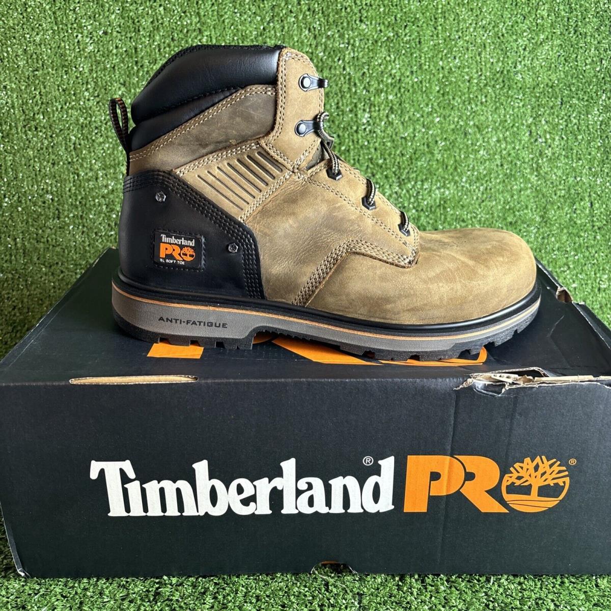 Timberland Pro Ballast 6 Soft Toe Men s Brown Boot Size 10.5