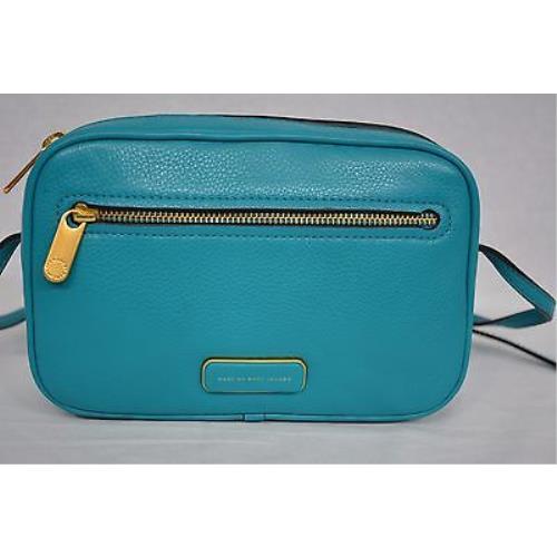Marc By Marc Jacobs Sally Leather Crossbody Bag Rip Tide Green Color