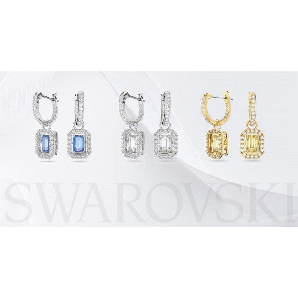 Swarovski Millenia Drop Earrings Octagon cut-5638498 5649474 5619500 5641169