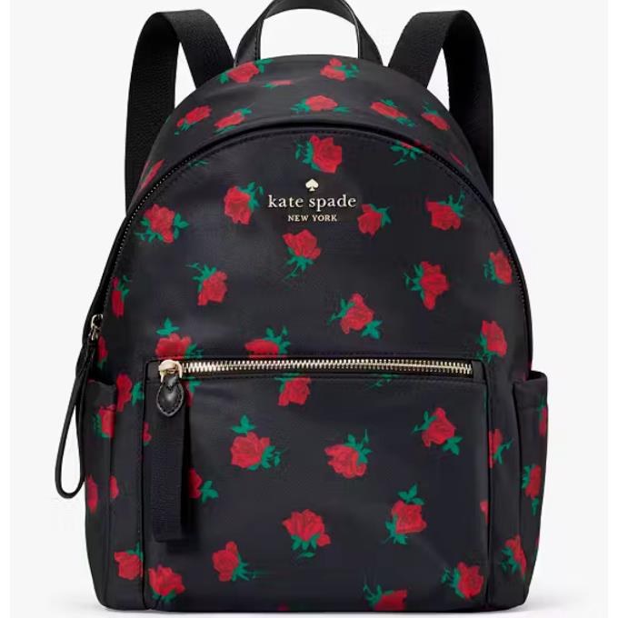 Kate Spade New York Chelsea Rose Toss Printed Medium Backpack