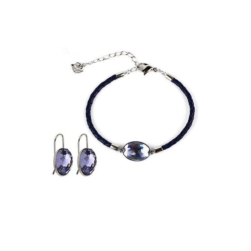 Swarovski Vanilla Set Earrings and Bracelet 5033064