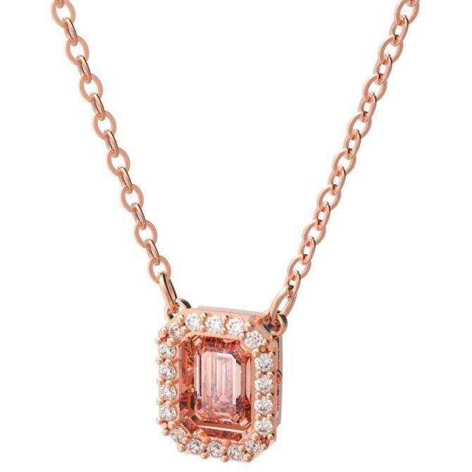 Swarovski Millenia Necklace Octagon Cut Pink Rose Gold-tone Plated - 5614933