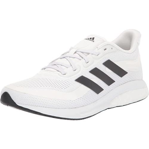 S42723 Adidas Men`s Supernova Training Shoes - White/Black/Dash Grey