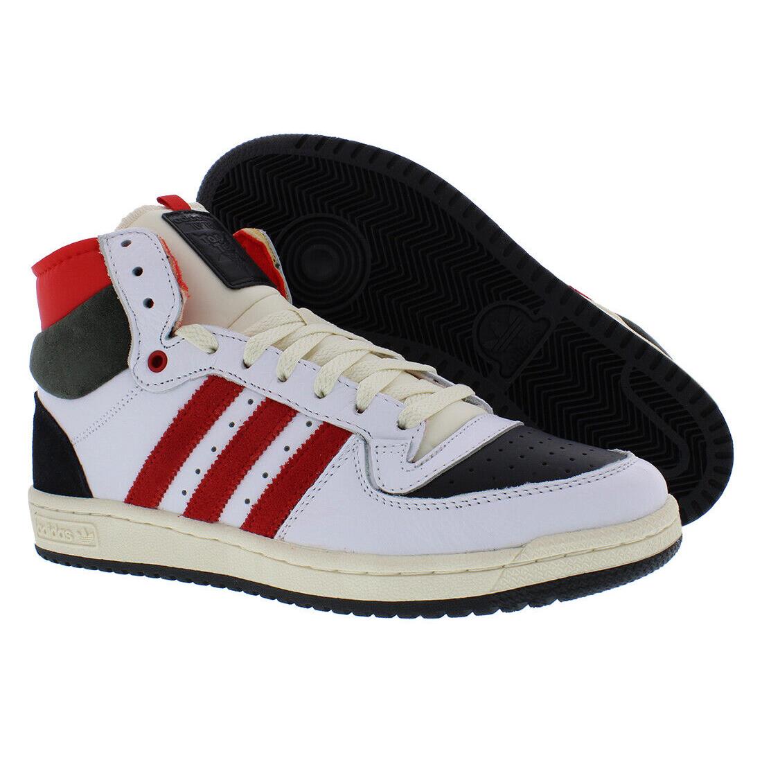 Adidas Top Ten Rb Mens Shoes - Footwear White/Core Black/Vivid Red, Main: White