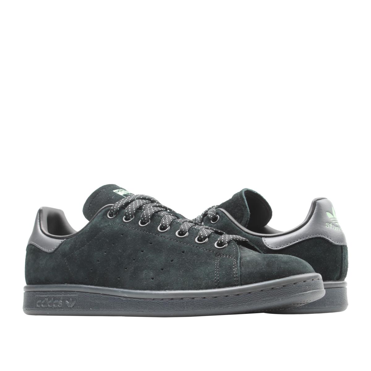 Adidas Originals Stan Smith Core Black/blush Green Men`s Tennis Shoes FW2640