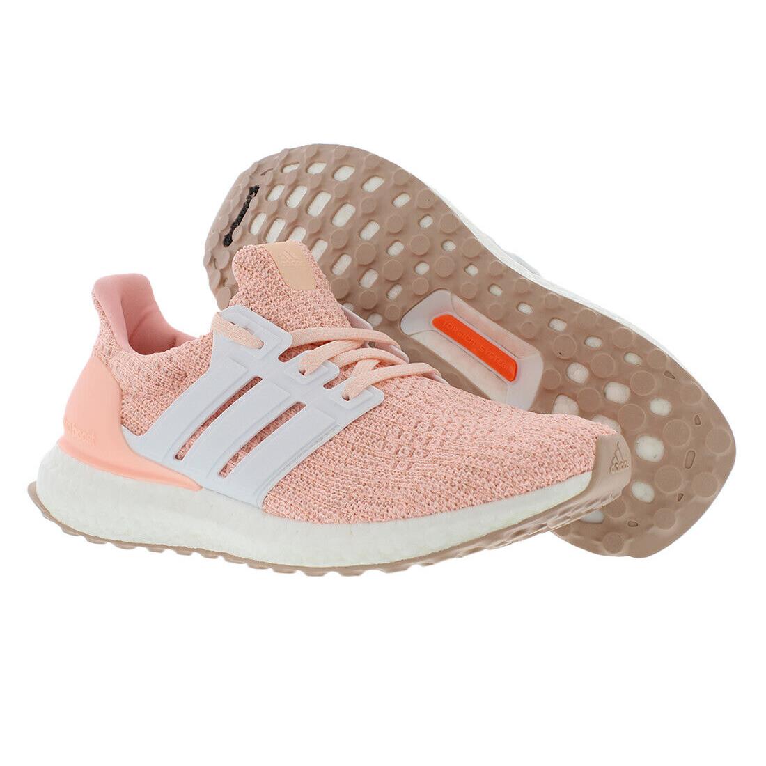 Adidas Ultraboost J Girls Shoes - Pink/White, Main: Pink