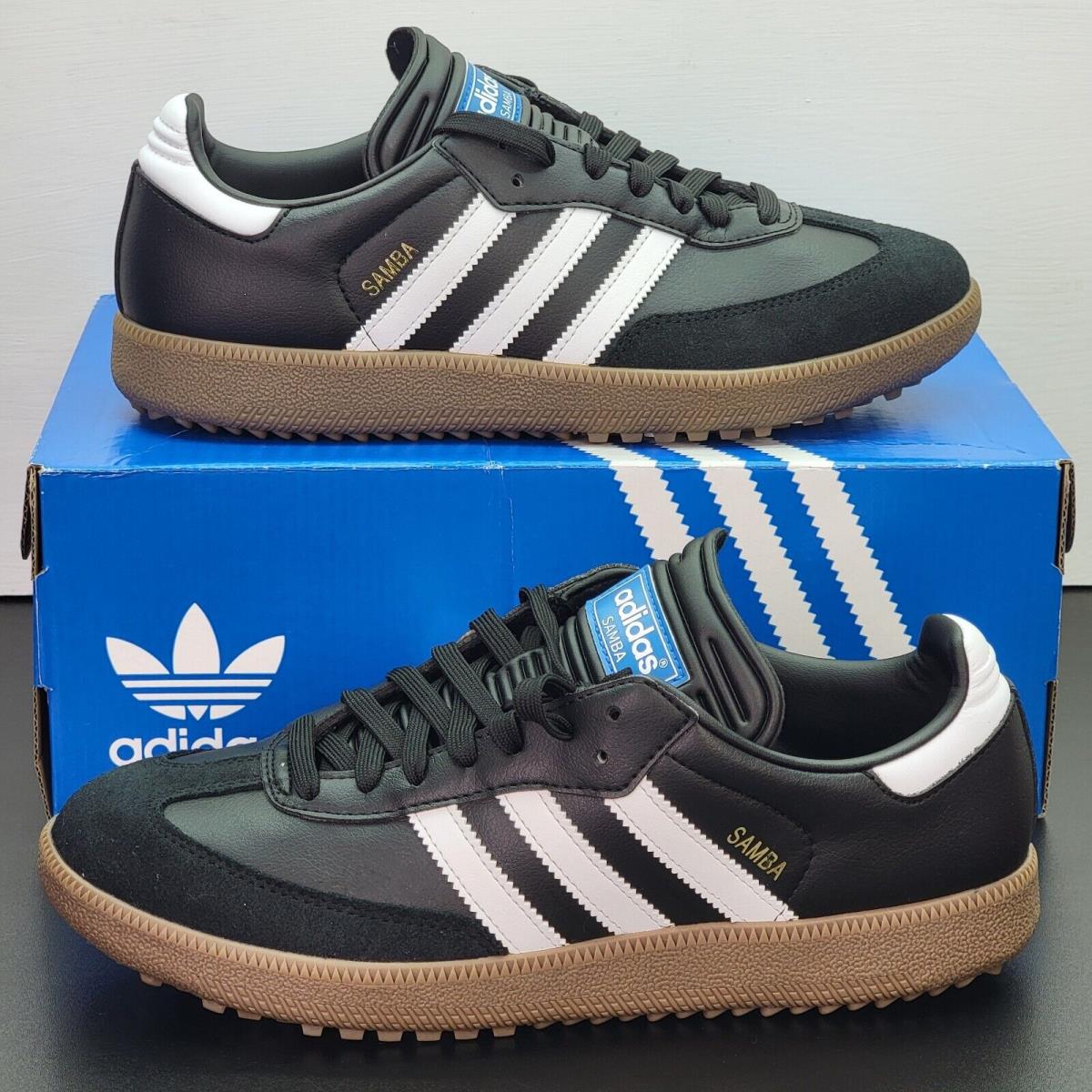 Adidas Samba OG Golf Shoes Men`s Size 10.5 Black White Athletic Casual Sneakers