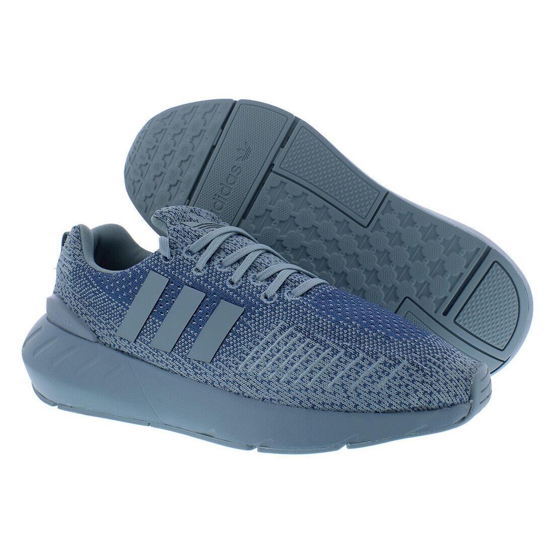 Adidas Swift Run 22 Womens Shoes Size 9.5 Color: Grey/blue - Grey/Blue, Main: Grey