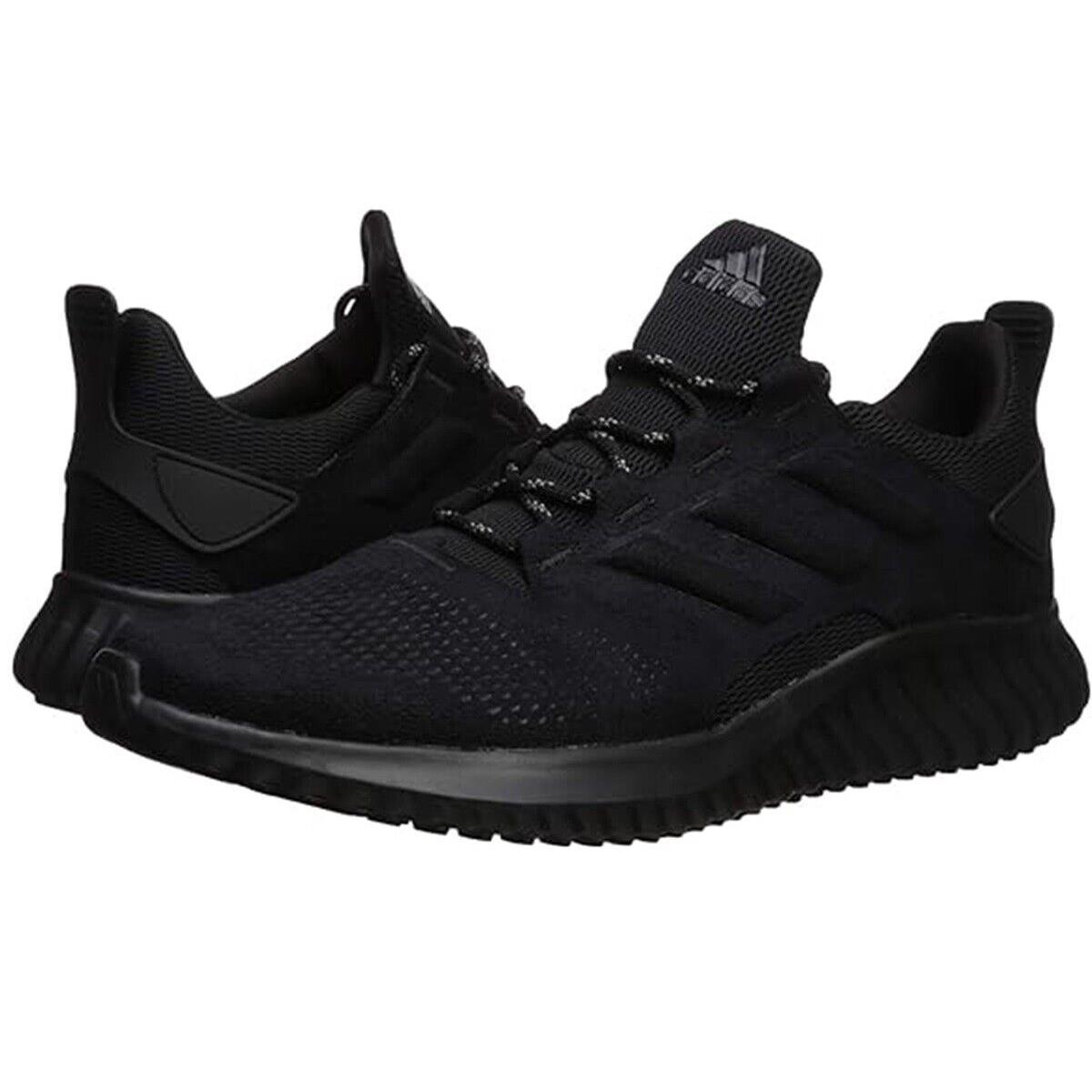 Adidas Women`s Sz 13.5 Alphabounce CR Running Sports Shoes - Black - Black