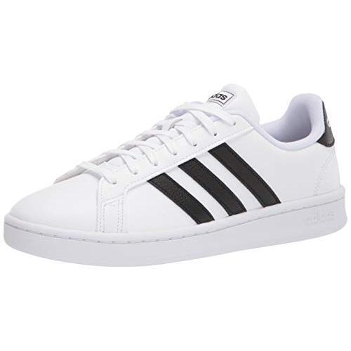 Adidas Women`s Grand Court Tennis Sneaker Wht/blk/wht - WHT/BLK/WHT