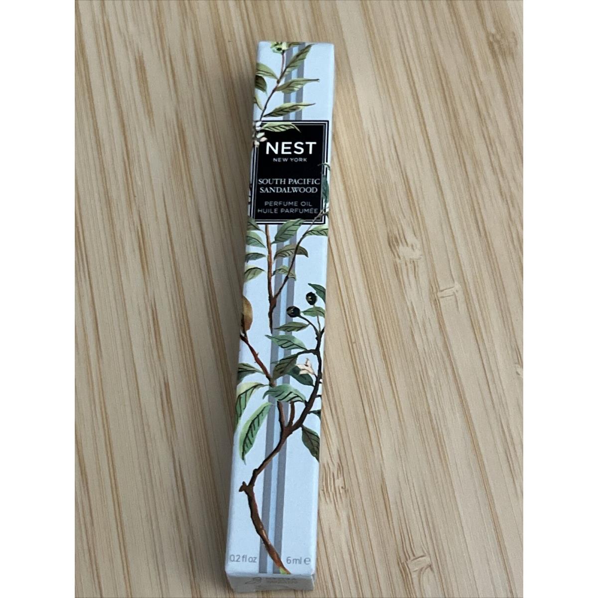 Nest York South Pacific Sandalwood Parfum Oil Huile Parfumee 0.2 OZ./6ML.e