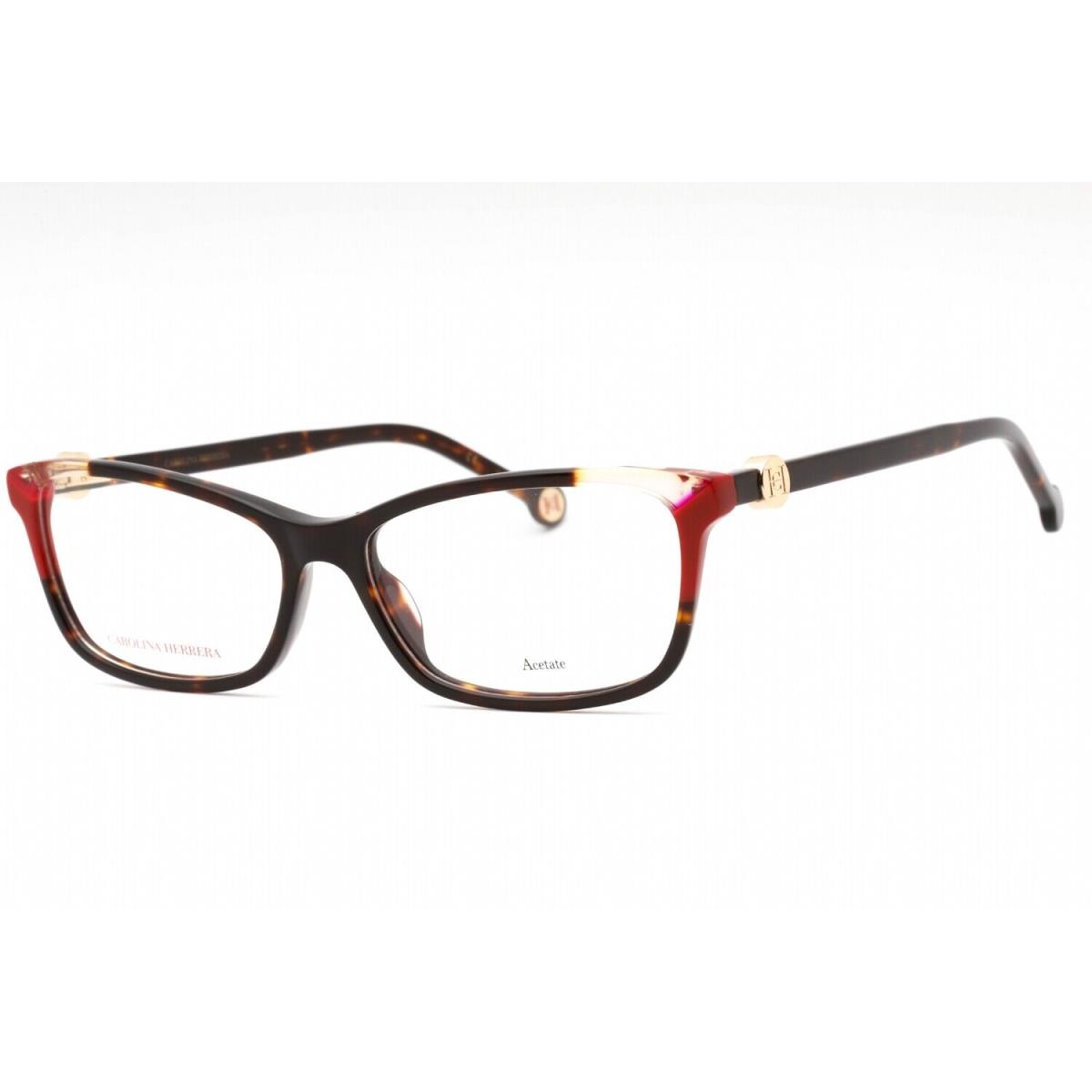 Carolina Herrera CHER0114-O63-54 Eyeglasses Size 54mm 15mm 145mm Havana Women