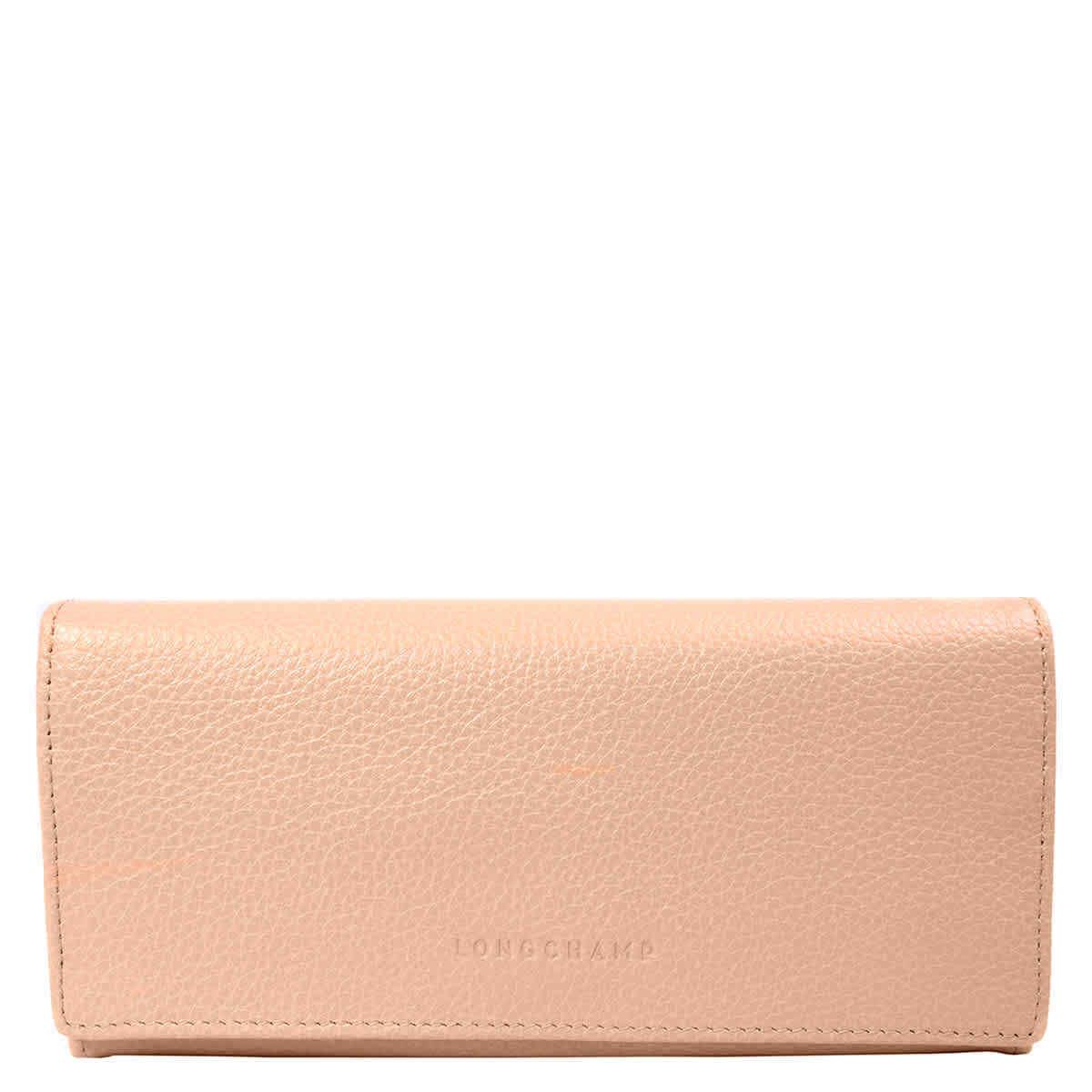 Longchamp Le Foulonne Powder Pink Ladies Wallets L3044021507 L3044021507