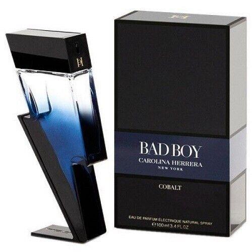 Bad Boy Cobalt By Carolina Herrera 3.4 Oz. 100ml Eau de Parfum Men